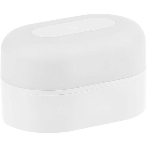 Станция беспроводной зарядки с колонкой и ночником Trilogy, белая - рис 9.