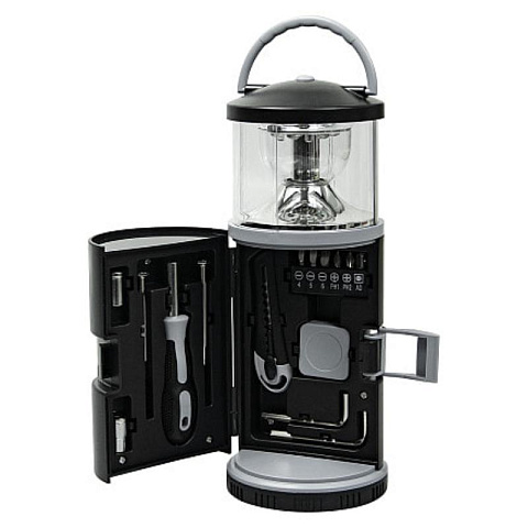 Набор инструментов с лампой